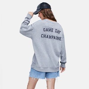 Wildfox Game Day Sweatshirt Size Large